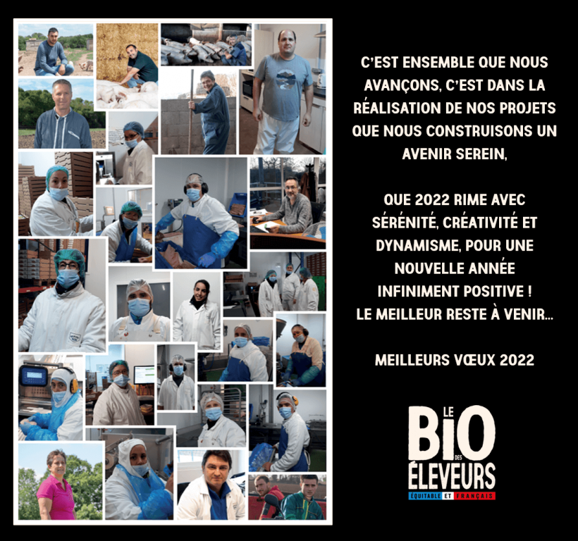 LE BIO DES ÉLEVEURS : Meilleurs vœux 2022 !